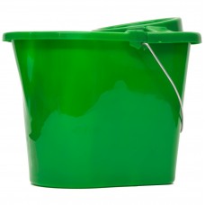 Mop Bucket & Wringer Green 12ltr