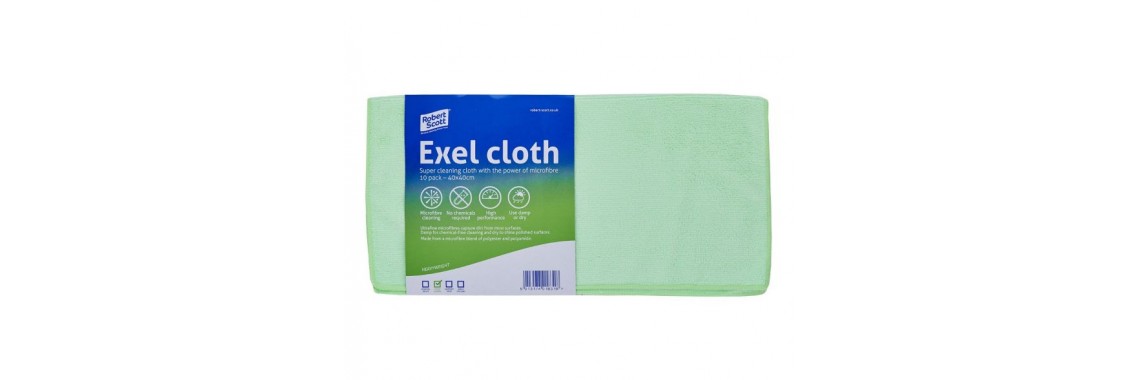 Exel Microfibre Cloth Green